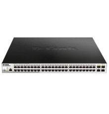 Коммутатор D-Link PROJ Управляемый L2 PoE-коммутатор, 48x1000Base-T PoE, 4x1000Base-X SFP, PoE-бюджет 740 Вт, защита от статического электричества до 6 кВ, CLI, консольный порт RJ-45, поддержка Dying Gasp