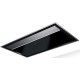 Настенная вытяжка Faber/ BETTER, Встраиваемая островная ONYX-C BK GLASS/X A90