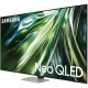 Телевизор ЖК 65'' Samsung/ 65", NeoQLED, Ultra HD, Tizen Smart TV, 120Hz (Up to 144Hz), HDR10+, Wi-Fi, Voice, DVB-T2/C/S2, Bluetooth, CI+(1.4), FreeSync Premium PRO, 4.2.2Ch 60W, OTS Lite, 4HDMI, 2USB, Carbon Silver 2024