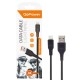 Кабель/ Кабель GoPower GP01L USB (m)-Lightning (m) 1.0м 2.4A ПВХ черный (1/800)