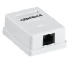 Розетка инф. настенная RJ45 кат. 5Е UTP 1 порт GENERICA
