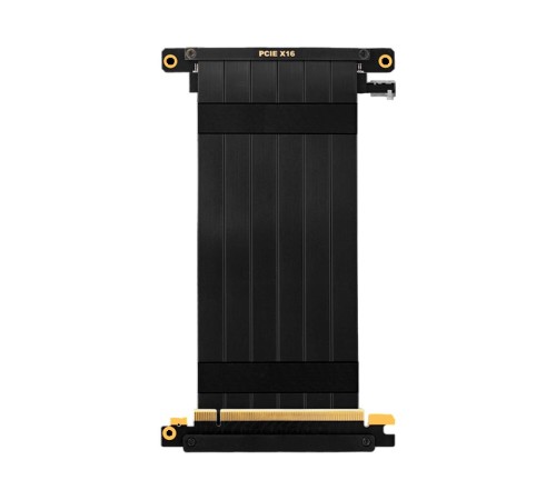 Кабель для корпуса/ Cable PCCooler PCI-Express4.0 PCIE 3.0/PCIE 4.0 X16 Graphics Card Extension Cable 185mm (PCI-E3.0 BK) Black
