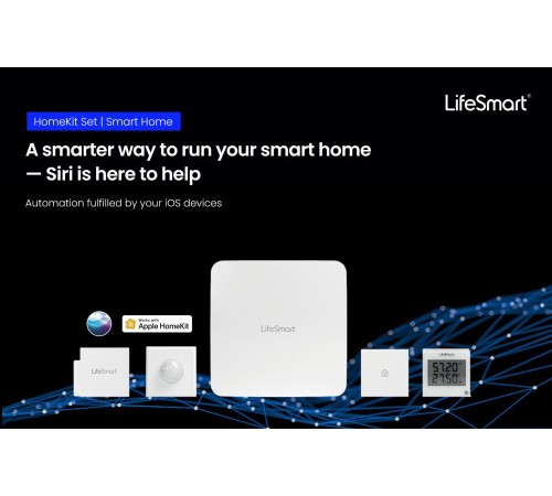 Комплект устройств LifeSmart на напряжение 100-240В (умная станция, датчик движения, датчик состояния окружающей среды, пульт, датчик открывания двери) для управления умным домом Lifesmart Starter KIT (LS082WH, LS058WH, LS062WH, LS063WH, LS069WH) (Мята Комплект устройств LifeSmart на напряжение 100-240В (умная станция, датчик движения, датчик состояния окружающей среды, пульт, датчик открывания двери) для управления умным домом Lifesmart Starter KIT (LS082WH, LS058WH, LS062WH, LS063WH, LS069WH) (Мята