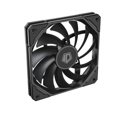 Вентилятор для корпуса ID-COOLING TF-12015-K 120x120x15мм (40шт./кор, PWM, Low Noise, супер-тонкий, резиновые углы, черный, 500-2200об/мин)  BOX