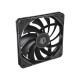 Вентилятор для корпуса ID-COOLING TF-12015-K 120x120x15мм (40шт./кор, PWM, Low Noise, супер-тонкий, резиновые углы, черный, 500-2200об/мин)  BOX