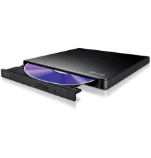 Оптический привод/ LG DVD-RW ext. Black Slim Ret USB2.0 (3.0 compatible)