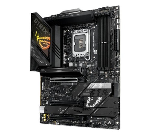 Материнская плата ASUS ROG STRIX Z890-H GAMING WIFI, LGA1851, Z890, 4*DDR5, 4*SATA, 5*M.2, 8*USB 3.2, 2*Type-C, 3*PCIx16, HDMI+DP, ATX; 90MB1K20-M0EAY0
