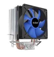 Кулер для процессора PCCooler S93 V2 (100W, 3-pin, 125mm, Al/Cu, 2x6mm, 1x92mm, 48CFM, 22dBA, 2200RPM, S: 1700/1200/115X, AM5/AM4, silver, black)