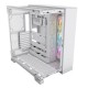 Корпус без блока питания/ Case Corsair iCUE LINK 6500X RGB, Midi-Tower, TG, 3x120mm RGB, 4xUSB-A 3.2, 1xUSB 3.2 Type-C, E-ATX, ATX, mATX, mITX White