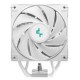 Кулер для процессора DEEPCOOL AG500 DIGITAL WH ARGB LGA1700/1200/115X/AM5/AM4 (9шт/кор, TDP 240W, PWM, ARGB Fan 120mm, 5 тепл. трубок, белый) RET