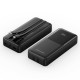 Power Bank Vention 20000mAh(Micro-USB/C/A/A) со встроенными кабелями 22.5W Чёрный с LED Дисплеем, шт.