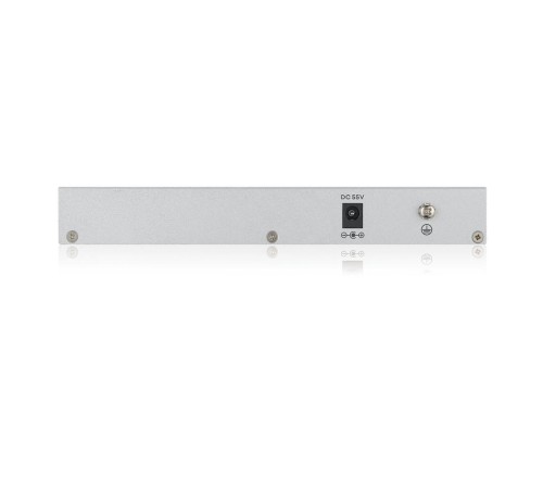 Коммутатор/ ZYXEL GS1200-5HP V2, 5 Port Gigabit PoE+ webmanaged Switch, 4x PoE, 60 Watt