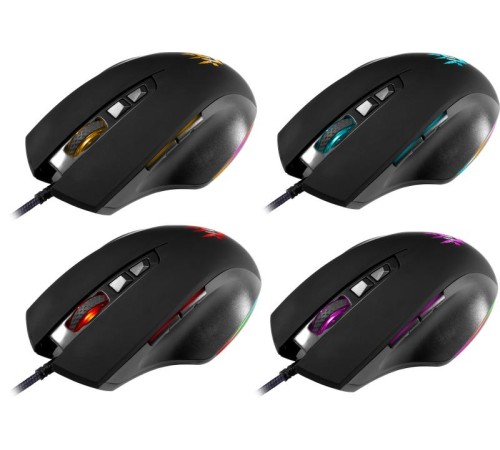 Defender Проводная игровая мышь Wolverine GM-700L RGB,7кнопок,12800dpi