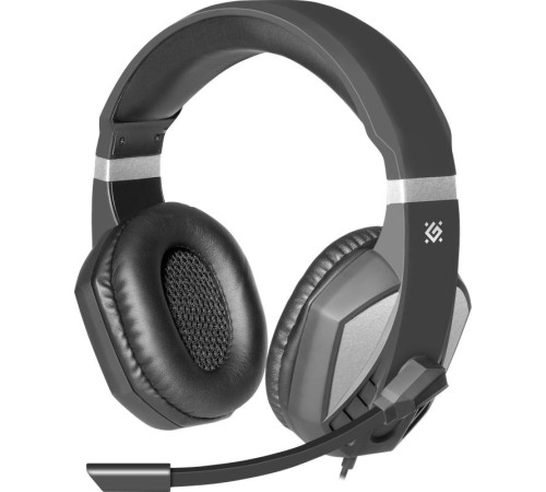 Defender Игровая гарнитура Zeyrox черный+серый, кабель 1.8 м