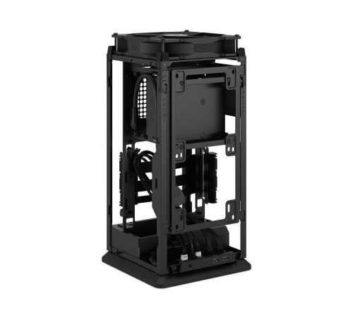 Корпус без блока питания/ Case Fractal Design Mood, Mini-Tower, 1x180mm, 2xUSB-A 3.0 + 1xUSB 3.2 Type-C, SFX PSU Support, mITX Black