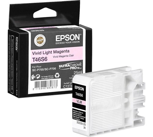 Картридж/ Singlepack VividLightMagenta T46S6 UltraChromePro10 ink 25ml