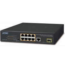 FGSD-1011HP неуправляемый PoE коммутатор/ 8-Port 10/100TX 802.3at PoE + 1-Port 10/100/1000T + 1-Port 100/1000X SFP Desktop Switch (120W PoE Budget, Standard/VLAN/Extend mode, 10-inch and rack-mountable)