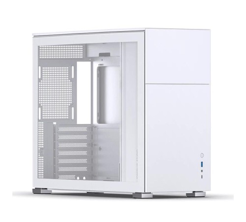 Корпус без блока питания/ Case JONSBO D41 STD, Midi-Tower, TG, no fan, 1xUSB-A 3.2 + 1xUSB-C 3.2, ATX, mATX White