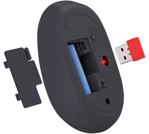 Defender Беспроводная оптическая мышь Smart MM-396 Чер,3кн,2.4G+BT,500мАч,1600dpi