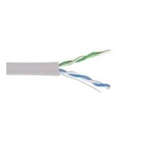 Кабель связи витая пара U/UTP, кат.5E, 2 пары 24AWG solid, 500м, ПВХ, серый