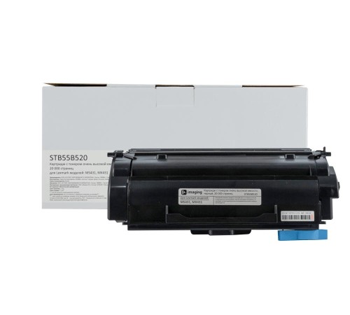 Картридж Fplus черный, 20000 стр. для Lexmark MS431, MX431 (аналог 55B5X0E), для F+ M40adn3L, Fplus MB401/MB402, PB401