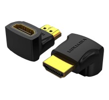 Адаптер-переходник Vention HDMI v2.0 19M/19F угол 90