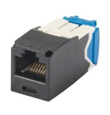 Неэкранированный модуль MiniCom TX6A 10Gib черный/ Mini-Com Module, Cat 6A, UTP, 8 pos 8 wi