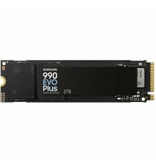 Твердотельные накопители/ Samsung SSD 990 EVO Plus, 2000GB, M.2(22x80mm), NVMe 2.0, NVMe 2.0, PCIe 4.0 x4, V-NAND TLC, R/W 7250/6300MB/s, IOPs 1 000 000/1 350 000, TBW 1200, DWPD 0.3 (12 мес.)