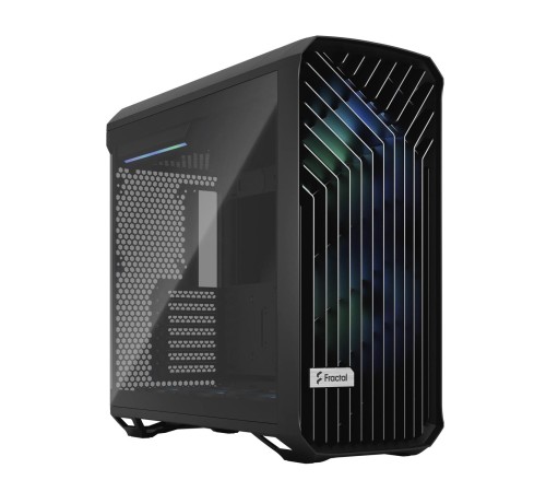 Корпус ПК без блока питания/ Case Fractal Design Torrent RGB, Full-Tower, 2x180mm + 3x140mm RGB, 2xUSB-A 3.2 + 1xUSB 3.2 Type-C E-ATX, SSI-CEB, SSI-EEB, ATX, mATX, mITX Black