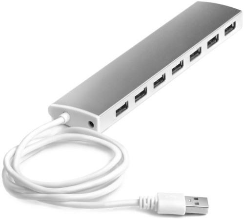 Greenconnect USB 2.0 Разветвитель GCR-UH217S на 7 портов 0,5m , silver Greenconnect USB 2.0 Разветвитель GCR-UH217S на 7 портов 0,5m , silver