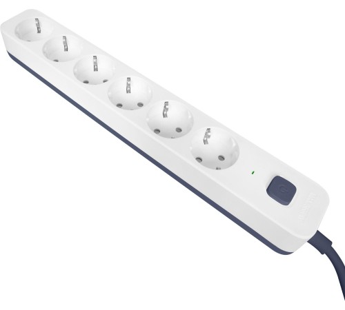 Фильтр-удлинитель PowerCom SP-06W 1.8M, 6 розеток, белый, 16А, 4кВт, 380Дж, защитные шторки, защита от КЗ, перегрузки, ВЧ и импульсных помех, кабель 3x1 мм2, ШхГхВ 338.5х50х40.2 мм, вес 0.48 кг./ Surge protector PowerCom SP-06W 1.8M, 6 sockets, white, 16A Фильтр-удлинитель PowerCom SP-06W 1.8M, 6 розеток, белый, 16А, 4кВт, 380Дж, защитные шторки, защита от КЗ, перегрузки, ВЧ и импульсных помех, кабель 3x1 мм2, ШхГхВ 338.5х50х40.2 мм, вес 0.48 кг./ Surge protector PowerCom SP-06W 1.8M, 6 sockets, white, 16A