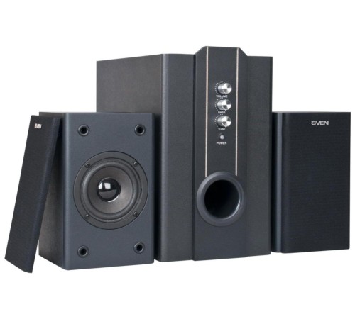 Колонки  ( с сабвуфером)АС SPS-820 (38 Вт), чёрный
