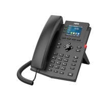 Телефон Fanvil X303P, 4 SIP-акк., 2,4", 320x240 Цвет. экран, POE, БП в комп., 2x100 Mbps