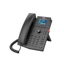 Телефон Fanvil X303P, 4 SIP-акк., 2,4", 320x240 Цвет. экран, POE, БП в комп., 2x100 Mbps