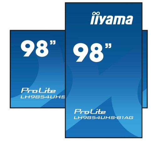 Информационный дисплей 98" 16:9 3840x2160(UHD 4K) IPS, 60 Hz, 500 cd/m, H178°/V178°, 1200:1, 1.07B, 8ms, VGA, 3xHDMI, 2xDP, RJ-45, RS232C, MicroSD, 2xUSB Type A, Speakers, OPS Slot, Android 11, 24/7, 3Y, Black Информационный дисплей 98" 16:9 3840x2160(UHD 4K) IPS, 60 Hz, 500 cd/m, H178°/V178°, 1200:1, 1.07B, 8ms, VGA, 3xHDMI, 2xDP, RJ-45, RS232C, MicroSD, 2xUSB Type A, Speakers, OPS Slot, Android 11, 24/7, 3Y, Black