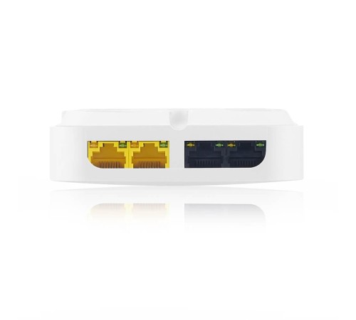 Точка доступа/ Access point Zyxel NebulaFlex Pro WAX300H, WiFi 6, 802.11a/b/g/n/ac/ax (2.4 and 5 GHz), MU-MIMO, wall-mounted, 2x2 antennas, up to 575+2400 Mbps, 4xLAN GE (1x PoE out), 3G/4G protection, PoE only Точка доступа/ Access point Zyxel NebulaFlex Pro WAX300H, WiFi 6, 802.11a/b/g/n/ac/ax (2.4 and 5 GHz), MU-MIMO, wall-mounted, 2x2 antennas, up to 575+2400 Mbps, 4xLAN GE (1x PoE out), 3G/4G protection, PoE only