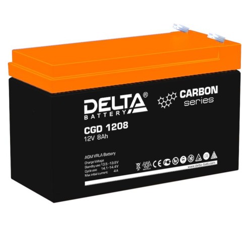 аккумуляторная батарея Delta Аккумуляторная батарея CGD 1208 (12V / 8Ah) аккумуляторная батарея Delta Аккумуляторная батарея CGD 1208 (12V / 8Ah)
