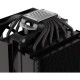 Кулер для процессора/ CPU Cooler Corsair A115 Twin Tower (270W, 4-pin PWM, 165mm, Al/Cu, 6x6mm, 2x140mm, 84.5CFM, 33.9dBA, 1600RPM, S: 1851/1700/1200/115X, AM5/AM4, black)