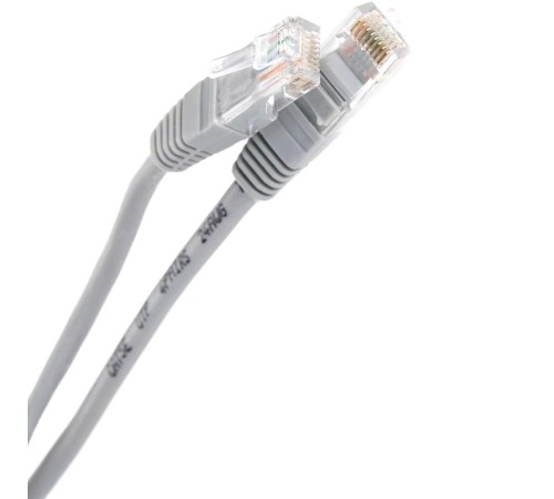 Патчкорд/ Патчкорд литой "Telecom" UTP кат.5е 20,0м серый