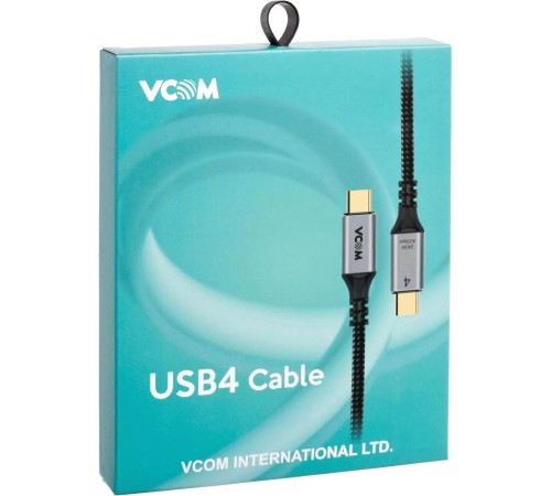 Кабель/ Кабель USB4 TypeC(M)--TypeC(M), 5K@60Hz, 40GBps, PD 240W, 5A, VCOM, 1.2м <CU541M-1.2M>