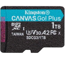Карта памяти Kingston 1TB microSDXC Canvas Go Plus 170R A2 U3 V30 Card + ADP/ Kingston 1TB microSDXC Canvas Go Plus 170R A2 U3 V30 Card + ADP
