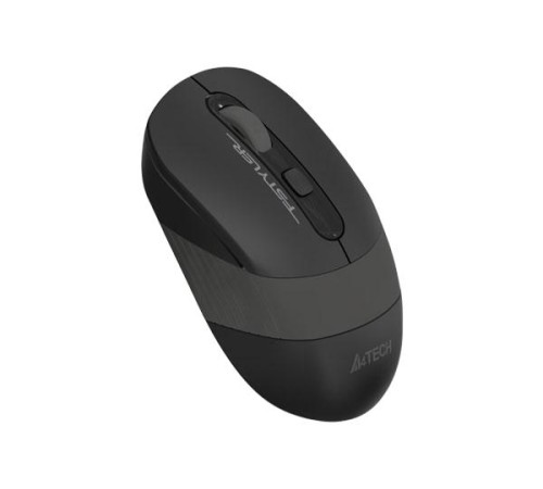 Мышь A4Tech Fstyler FG10 черный/серый оптич. 2000dpi беспров. USB 4but (FG10 GREY)