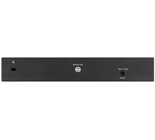 Коммутатор/ DGS-1210-10P/FL Managed L2 Switch 8x1000Base-T PoE, 2x1000Base-X SFP, PoE Budget 65W, Surge 6KV, CLI