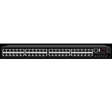 Коммутатор L3, 48x10/100/1000Мб RJ45, 4x1/10Гб SFP+, 2БП