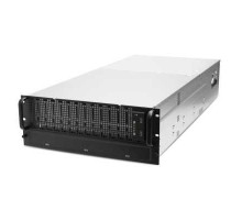 Серверный корпус/ RSC-4H, 4U, 60xSATA/SAS HS 3,5 bay + 2x2,5" 15mm rear HS bay , up to 12"(W) x 13"(D) E-ATX, 3x12G 20-port EOB BP with 2xSFF-8643, 6x 80x38mm fan (middle), 1600W 1+1 redundant 80+ Platinum, 43" slide rail, w/o CPU heat