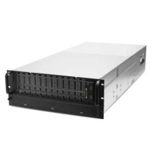 Серверный корпус/ RSC-4H, 4U, 60xSATA/SAS HS 3,5 bay + 2x2,5" 15mm rear HS bay , up to 12"(W) x 13"(D) E-ATX, 3x12G 20-port EOB BP with 2xSFF-8643, 6x 80x38mm fan (middle), 1600W 1+1 redundant 80+ Platinum, 43" slide rail, w/o CPU heat