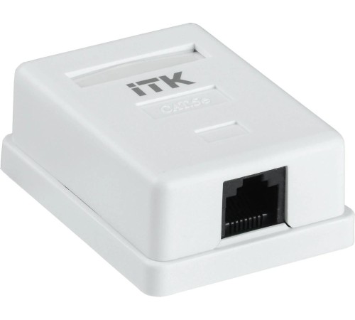 Розетка инф. настенная RJ45 кат. 5Е FTP 1 порт GENERICA