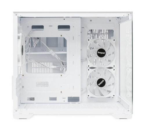 Корпус без блока питания/ Case HSPD F330, Panoramic Mini-tower, White, TG, 0.5 SPCC, 3x120mm ARGB (FN027) mATX, mITX 160/400/200mm 1x2.5", 2x3.5", 4xPCI 1xUSB-C 3.0, 2xUSB-A1.0 428x280x375mm Корпус без блока питания/ Case HSPD F330, Panoramic Mini-tower, White, TG, 0.5 SPCC, 3x120mm ARGB (FN027) mATX, mITX 160/400/200mm 1x2.5", 2x3.5", 4xPCI 1xUSB-C 3.0, 2xUSB-A1.0 428x280x375mm