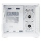 Корпус без блока питания/ Case HSPD F330, Panoramic Mini-tower, White, TG, 0.5 SPCC, 3x120mm ARGB (FN027) mATX, mITX 160/400/200mm 1x2.5", 2x3.5", 4xPCI 1xUSB-C 3.0, 2xUSB-A1.0 428x280x375mm