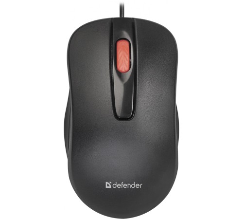 Defender Проводная оптическая мышь Point MM-756 черный,3 кнопки,1000 dpi